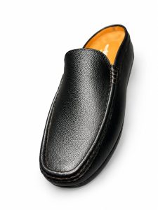 Premium Black Leather Loafer for Men