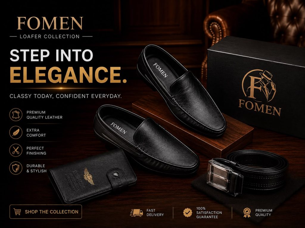 Premium 100% Genuine Leather Combo (Shoe, Belt & Wallet Combo)