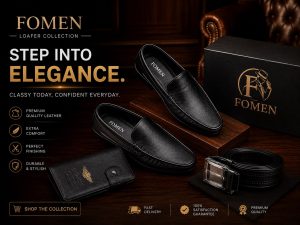 Premium 100% Genuine Leather Combo Shoe Belt Wallet for Men